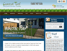 Tablet Screenshot of coastalturf.com.au
